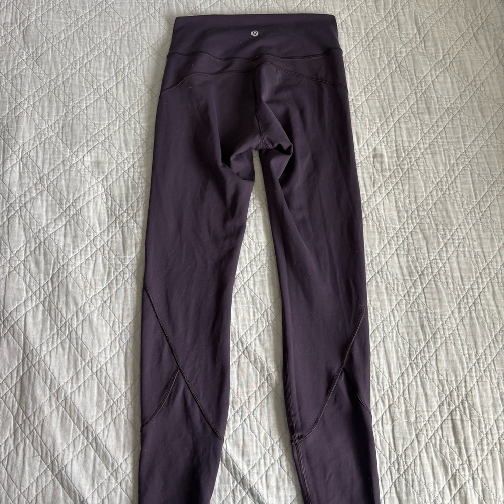 Lululemon Purple Women’s Leggings Size 6 - Picture 2 of 6